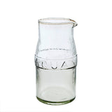 Aqua Pressed Glass Pitcher