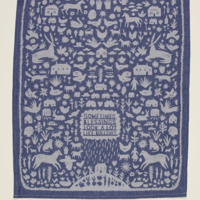 Bullshit Blessings Dish Towel