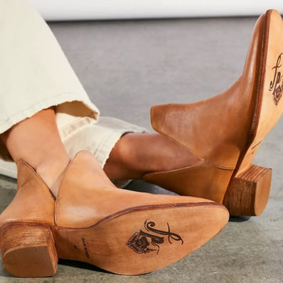 Free People Charm Double V Ankle Boot