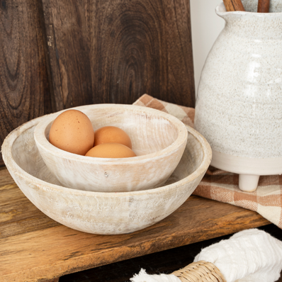 Cloudscape Wooden Bowl