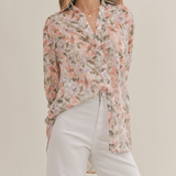 Dune Flowers Button Up