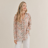 Dune Flowers Button Up