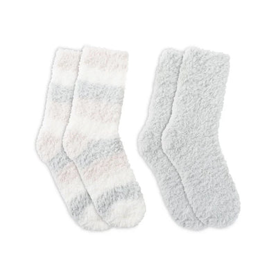 Fur Foam Crew Sock 2-Pack