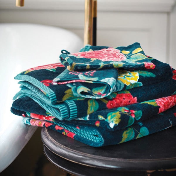 Good Evening Floral Guest Towel