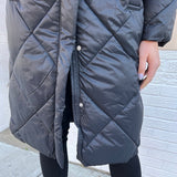 Lena Longline Quilted Puffer