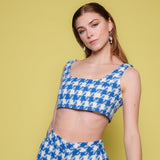 Layla Houndstooth Top