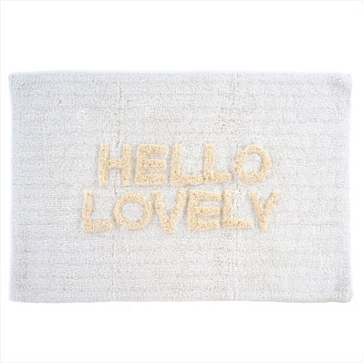 Hello Lovely Bath Mat