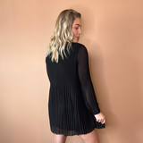 Priscilla Release Pleat Dress