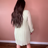 Priscilla Release Pleat Dress