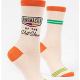 Ringmaster Of The Shitshow Crew Socks